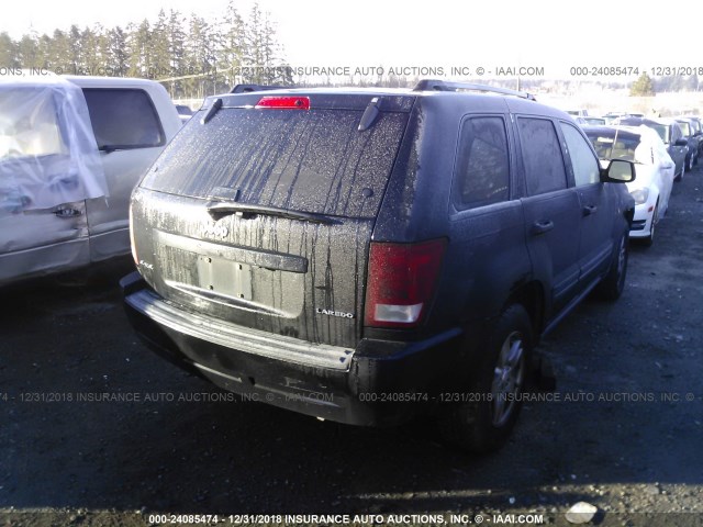 1J4GR48KX5C721945 - 2005 JEEP GRAND CHEROKEE LAREDO/COLUMBIA/FREEDOM 黑色 照片 4