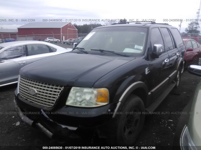 1FMFU18L63LA46191 - 2003 FORD EXPEDITION EDDIE BAUER BLACK photo 2