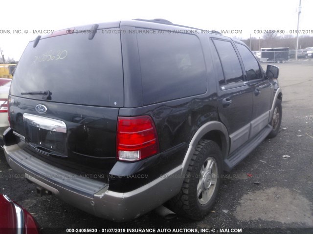 1FMFU18L63LA46191 - 2003 FORD EXPEDITION EDDIE BAUER BLACK photo 4