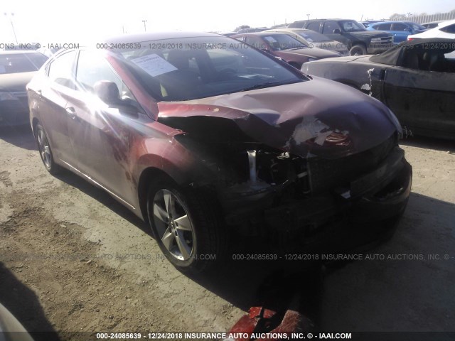 5NPDH4AE5DH360532 - 2013 HYUNDAI ELANTRA GLS/LIMITED RED photo 1