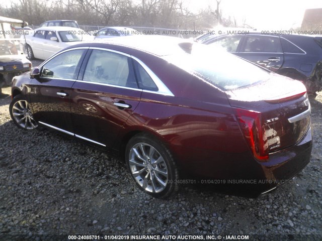 2G61R5S35H9132190 - 2017 CADILLAC XTS PREMIUM LUXURY RED photo 3