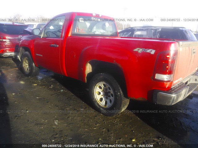 1GTPKTEX5AZ130692 - 2010 GMC SIERRA K1500 RED photo 3