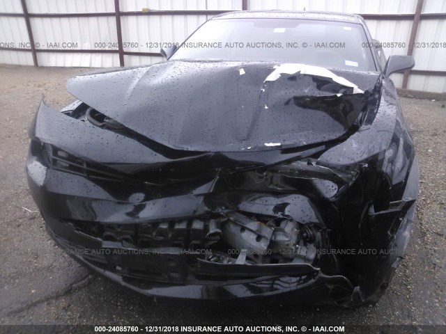 2G1FB1E37F9258584 - 2015 CHEVROLET CAMARO LS BLACK photo 6