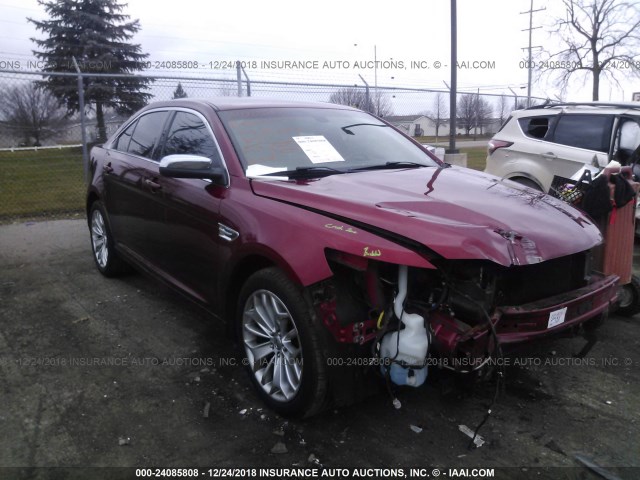 1FAHP2J84DG100829 - 2013 FORD TAURUS LIMITED RED photo 1