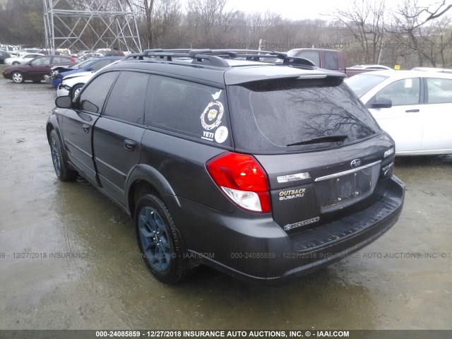 4S4BP61C387323716 - 2008 SUBARU OUTBACK 2.5I BLUE photo 3