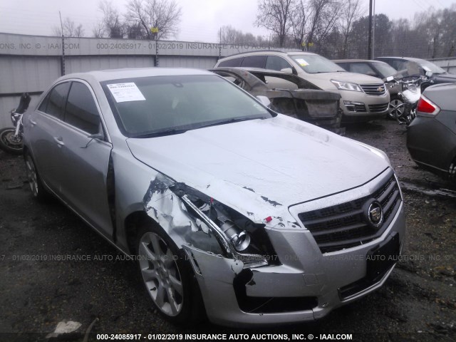 1G6AA5RX0D0170804 - 2013 CADILLAC ATS SILVER photo 1