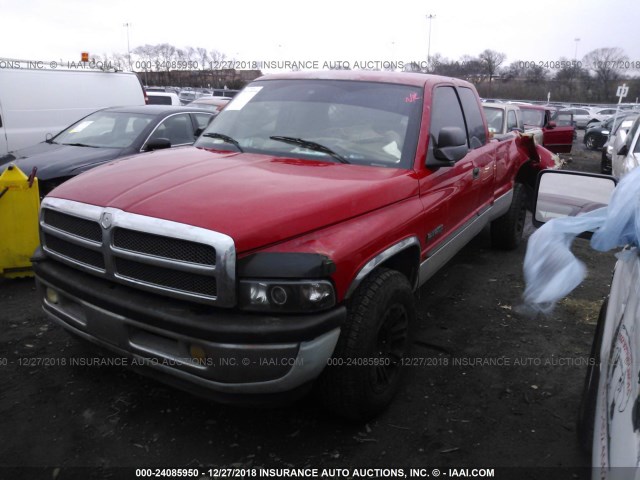 1B7KC23611J539444 - 2001 DODGE RAM 2500 RED photo 2