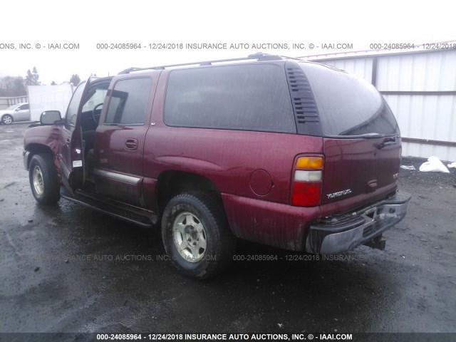 1GKFK16Z73J297920 - 2003 GMC YUKON XL K1500 MAROON photo 3