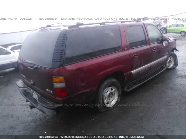 1GKFK16Z73J297920 - 2003 GMC YUKON XL K1500 MAROON photo 4