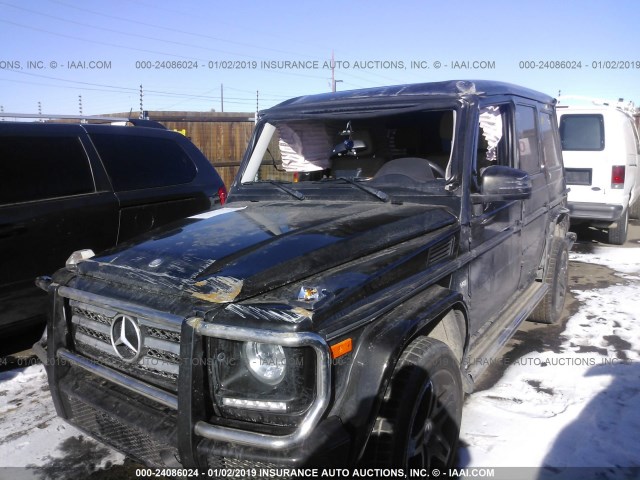 WDCYC3KF9GX251608 - 2016 MERCEDES-BENZ G 550 BLACK photo 2