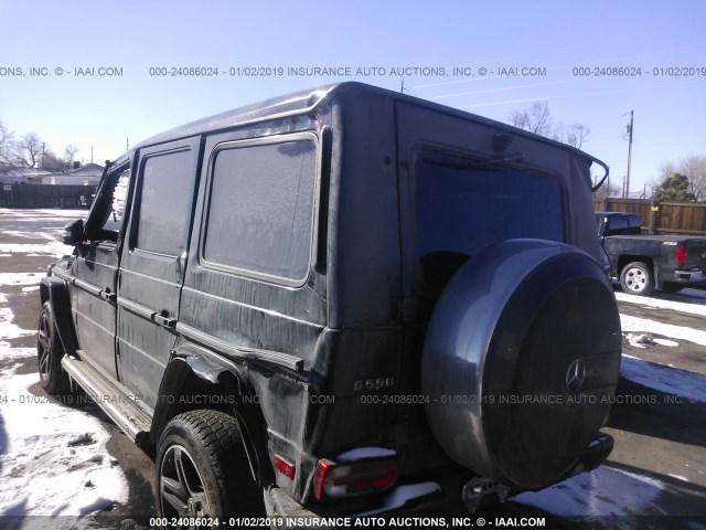 WDCYC3KF9GX251608 - 2016 MERCEDES-BENZ G 550 BLACK photo 3