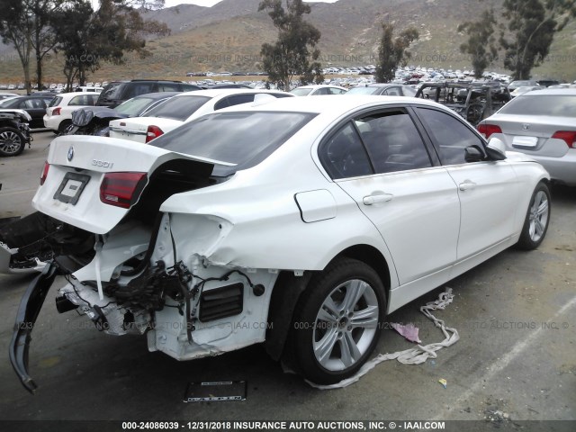 WBA8B9C55JEE81067 - 2018 BMW 330 I WHITE photo 4