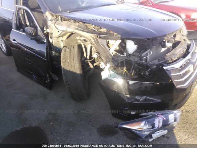 5J6TF1H51AL002609 - 2010 HONDA ACCORD CROSSTOUR EXL BLACK photo 6