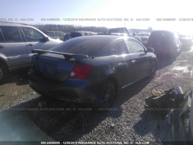JTKDE167670211655 - 2007 TOYOTA SCION TC 黑色 照片 4