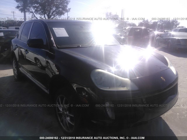 WP1AB29P38LA41001 - 2008 PORSCHE CAYENNE S BLACK photo 1