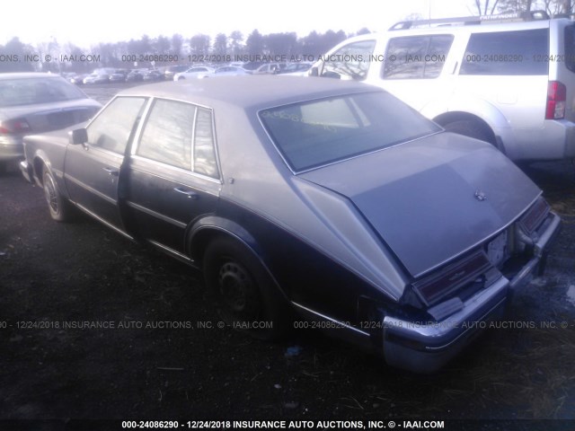 1G6AS6982DE805035 - 1983 CADILLAC SEVILLE BLACK photo 3