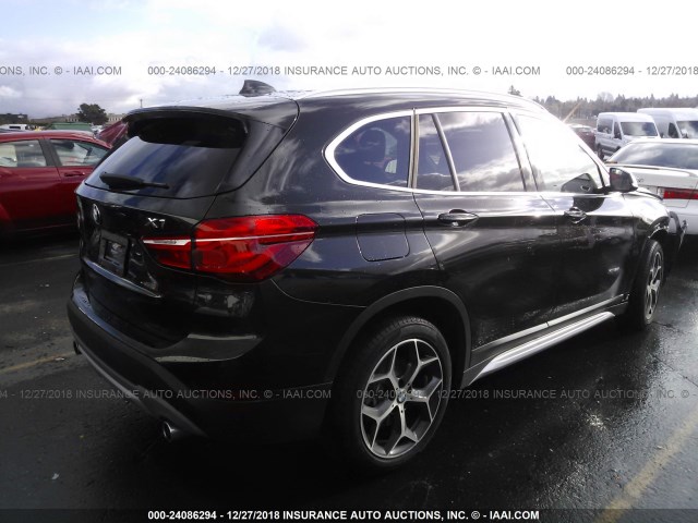 WBXHT3C39H5F85053 - 2017 BMW X1 XDRIVE28I GRAY photo 4