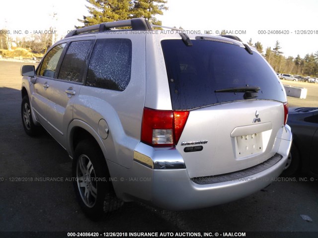 4A4MM31S64E019970 - 2004 MITSUBISHI ENDEAVOR XLS SILVER photo 3