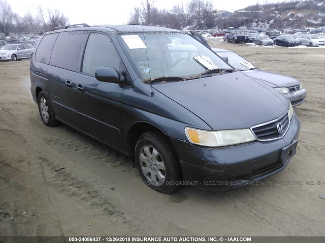 5FNRL18083B036873 - 2003 HONDA ODYSSEY EXL BLUE photo 1