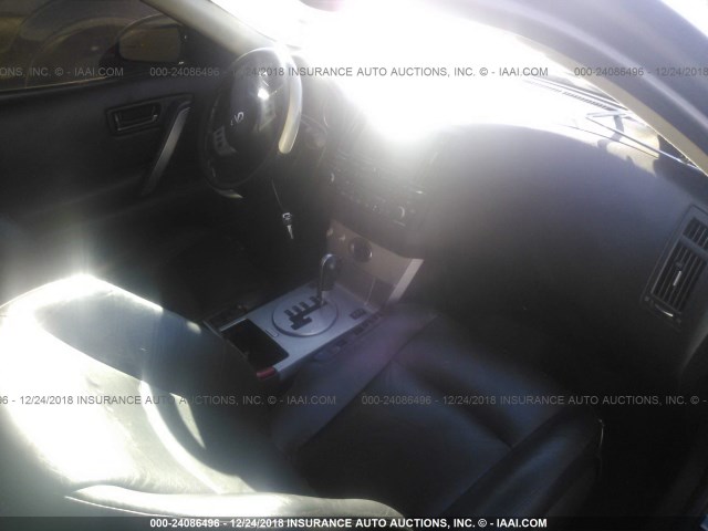 JNRBS08W64X404204 - 2004 INFINITI FX45 GRAY photo 5