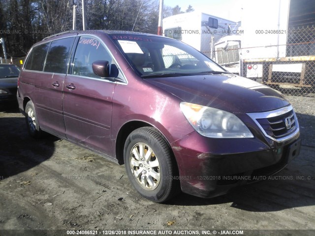 5FNRL38788B084390 - 2008 HONDA ODYSSEY EXL RED photo 1