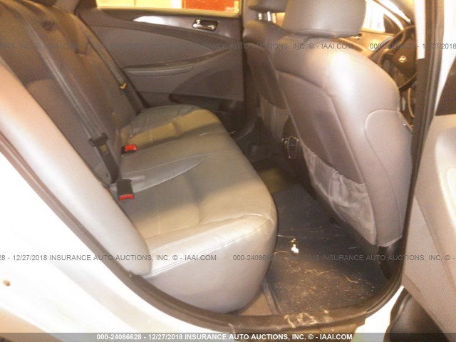 KMHEC4A46CA029261 - 2012 HYUNDAI SONATA HYBRID GRAY photo 8