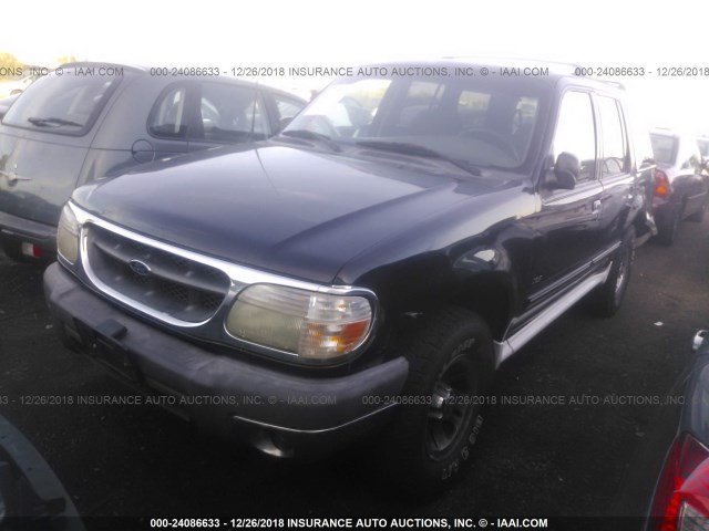 1FMZU72X4YZC04303 - 2000 FORD EXPLORER XLS BLACK photo 2