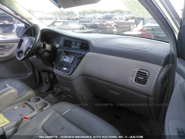 5FNRL18732B007681 - 2002 HONDA ODYSSEY EXL GRAY photo 5