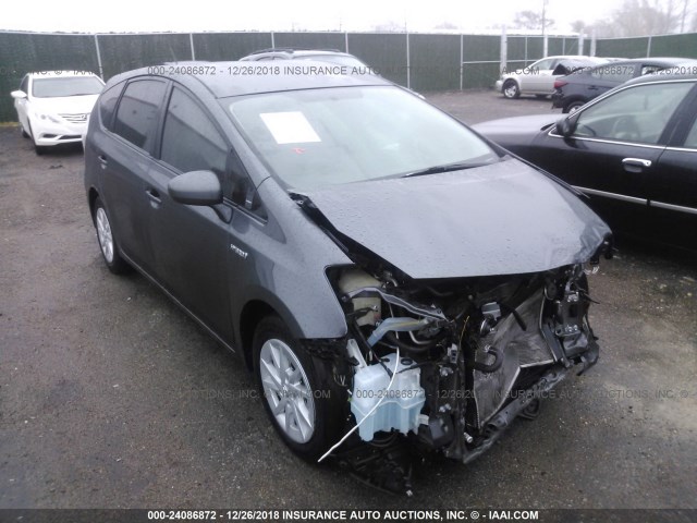 JTDZN3EU5D3266947 - 2013 TOYOTA PRIUS V GRAY photo 1