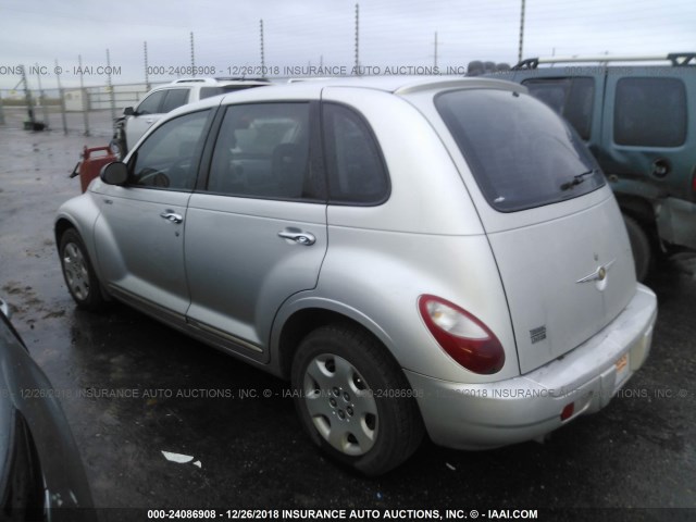 3A4FY58B06T323492 - 2006 CHRYSLER PT CRUISER TOURING SILVER photo 3