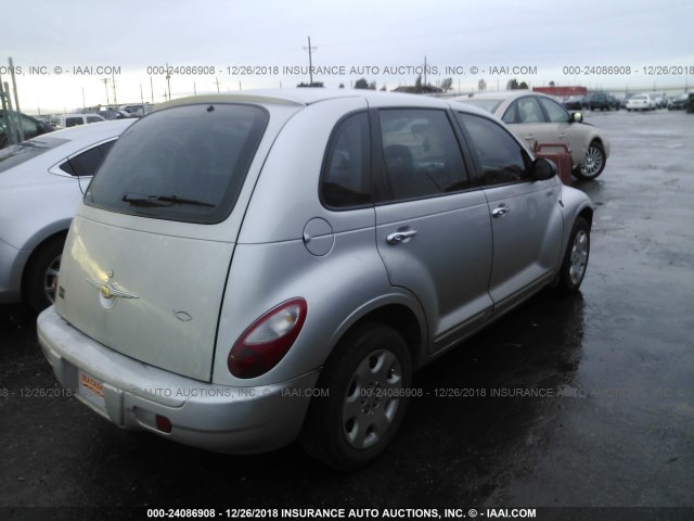 3A4FY58B06T323492 - 2006 CHRYSLER PT CRUISER TOURING SILVER photo 4