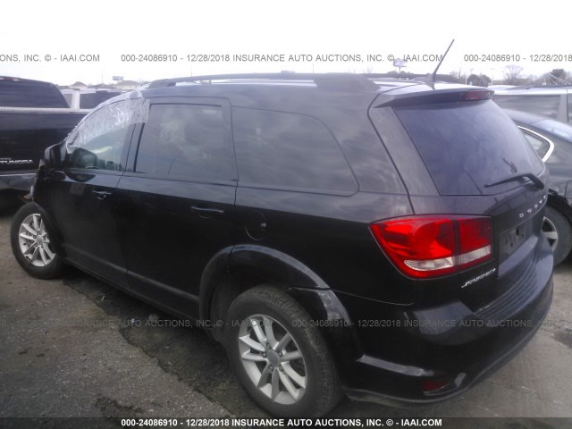 3C4PDCBBXFT747992 - 2015 DODGE JOURNEY SXT BLACK photo 3