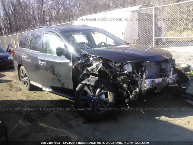 5N1DR2MM8JC644034 - 2018 NISSAN PATHFINDER S/SV/SL/PLATINUM BLACK photo 1