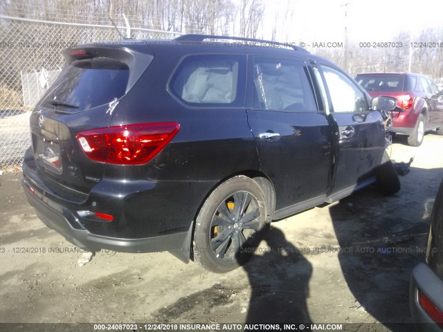 5N1DR2MM8JC644034 - 2018 NISSAN PATHFINDER S/SV/SL/PLATINUM BLACK photo 4