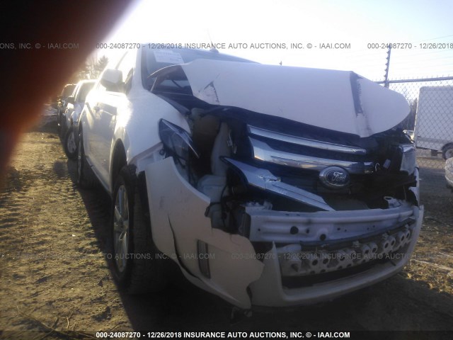 2FMDK4JC2DBB68539 - 2013 FORD EDGE SEL WHITE photo 6