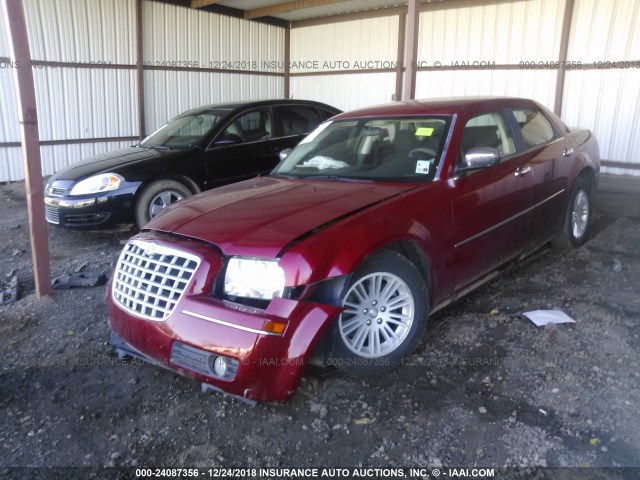 2C3CA4CD6AH173913 - 2010 CHRYSLER 300 TOURING RED photo 2