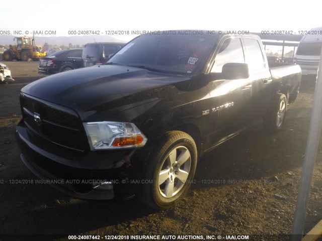 1C6RD6FTXCS159981 - 2012 DODGE RAM 1500 ST BLACK photo 2