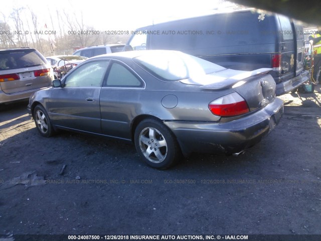 19UYA42473A000861 - 2003 ACURA 3.2CL GRAY photo 3