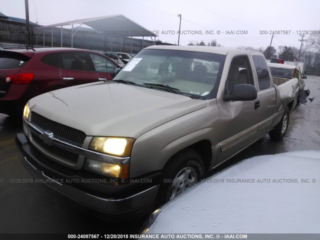 2GCEC19T441347194 - 2004 CHEVROLET SILVERADO C1500 GOLD photo 2