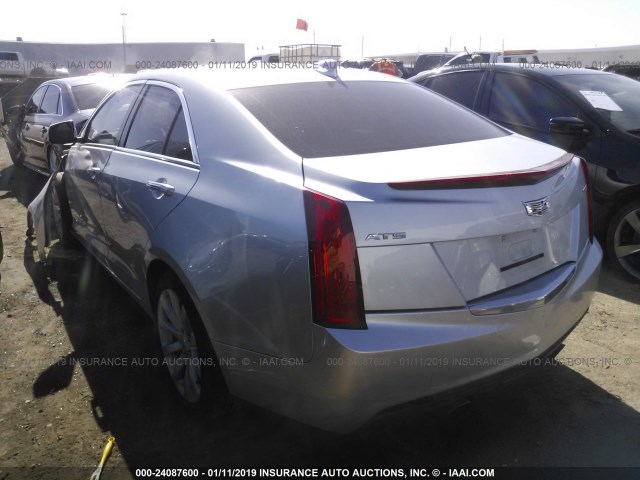 1G6AA5RX1H0197919 - 2017 CADILLAC ATS SILVER photo 3