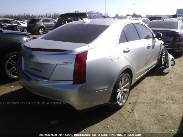 1G6AA5RX1H0197919 - 2017 CADILLAC ATS SILVER photo 4