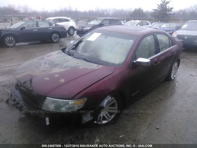 3LNHM26116R644694 - 2006 LINCOLN ZEPHYR BURGUNDY photo 2