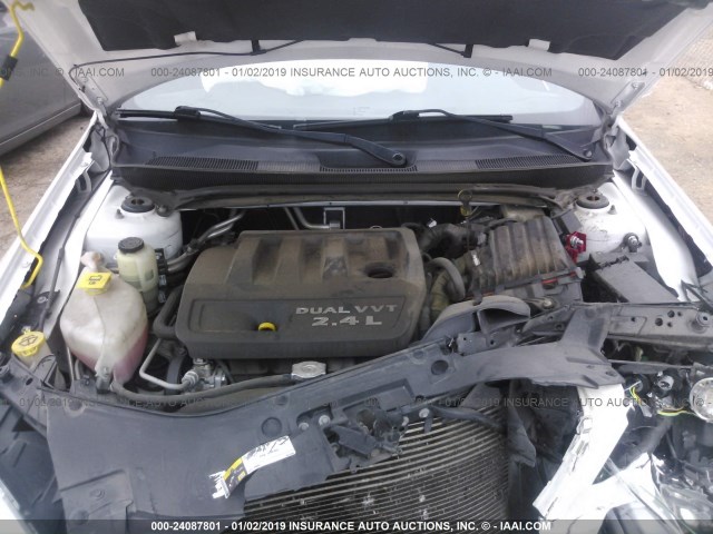 1C3CCBAB7EN212473 - 2014 CHRYSLER 200 LX WHITE photo 10