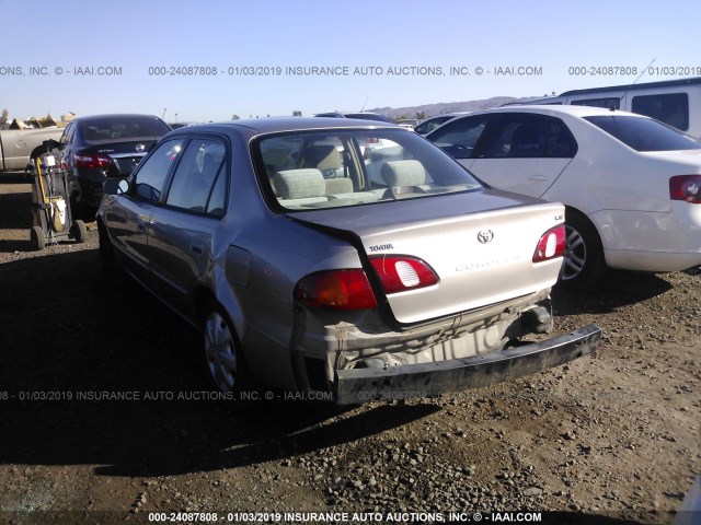 2T1BR12E0XC248956 - 1999 TOYOTA COROLLA VE/CE/LE TAN photo 3