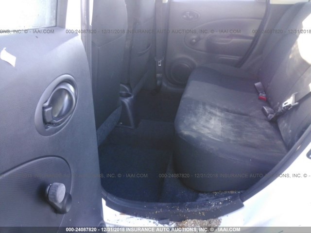 3N1CE2CP2FL430064 - 2015 NISSAN VERSA NOTE S/S PLUS/SV/SL/SR WHITE photo 8