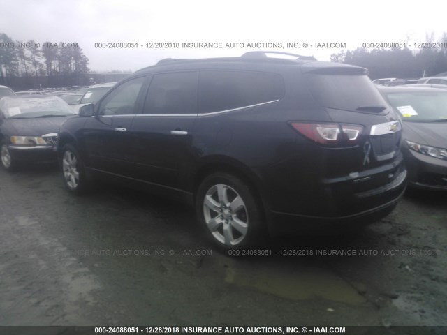 1GNKRGKD1HJ173403 - 2017 CHEVROLET TRAVERSE LT BLUE photo 3