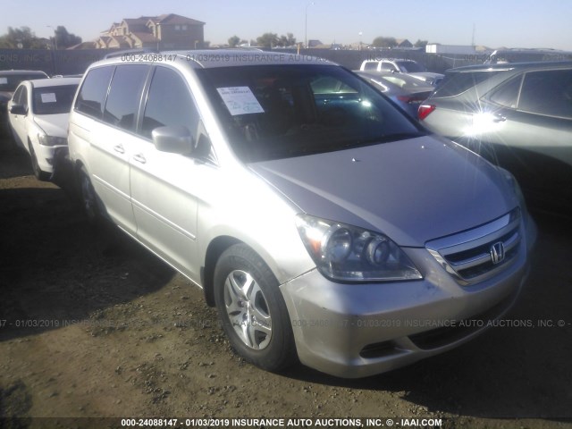 5FNRL386X6B402837 - 2006 HONDA ODYSSEY EXL SILVER photo 1