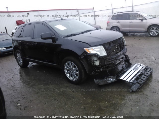 2FMDK49C67BA65164 - 2007 FORD EDGE SEL PLUS BLACK photo 1