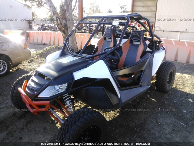 4UF13MPV4DT303381 - 2013 ARCTIC CAT WILDCAT WHITE photo 2