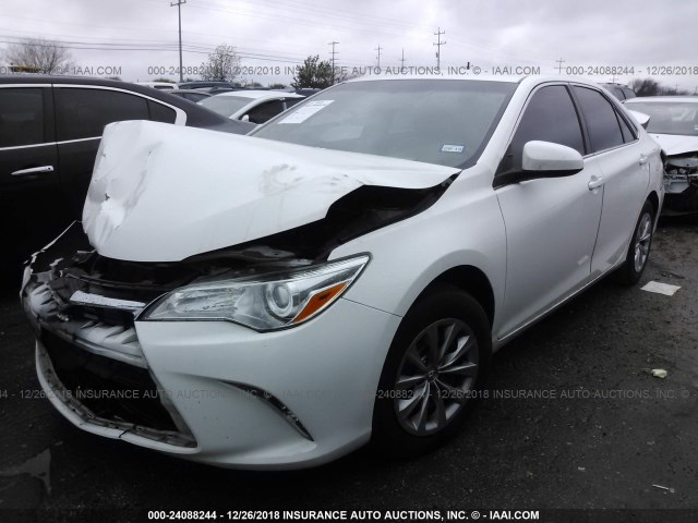 4T4BF1FKXGR518109 - 2016 TOYOTA CAMRY LE/XLE/SE/XSE WHITE photo 2